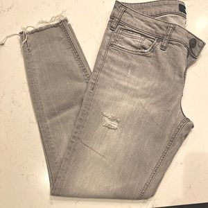 Mildly distressed Silver brand jeans.